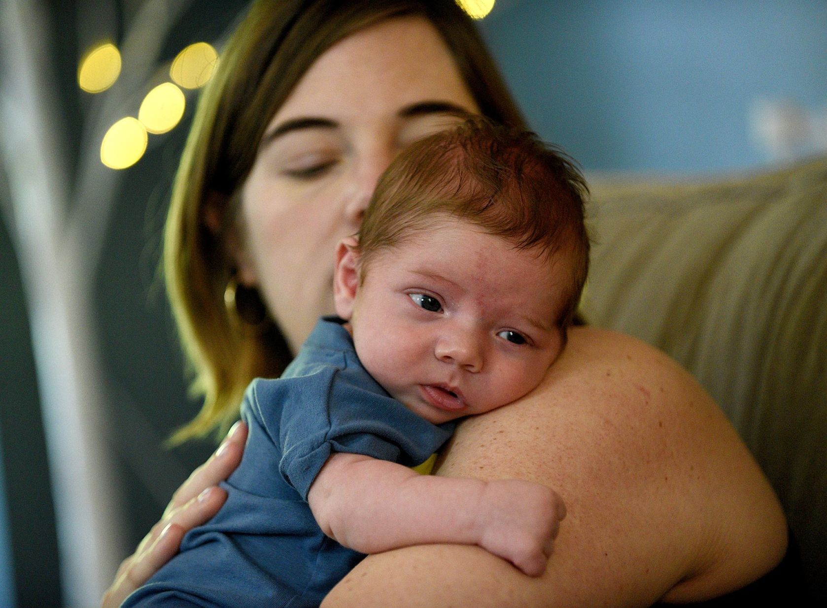 Gabi Gilliland and baby Ambrose